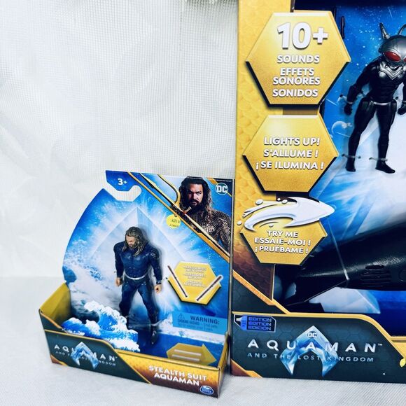 DC Aquaman vs Black Manta Battle Set w/ Submarine & 5 Figures Lot Mera Orm - Picture 8 of 9